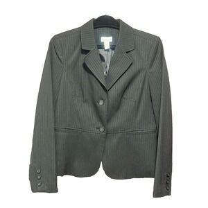 Charter Club Pinstripe Career Business 2 Button Suit Jacket Blazer Size‎ 12